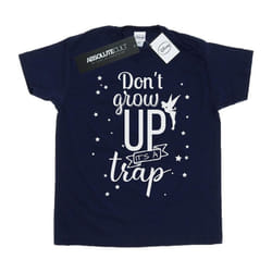 Disney - T-shirt DON'T GROW UP - Homme (Bleu marine)