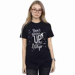 Disney - T-shirt DON'T GROW UP - Femme (Noir)