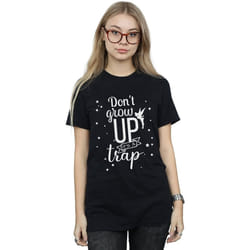 Disney - T-shirt DON'T GROW UP - Femme (Noir)