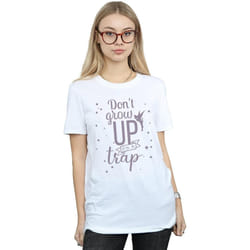 Disney - T-shirt DON'T GROW UP - Femme (Blanc)