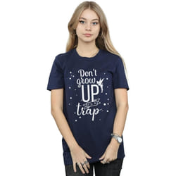 Disney - T-shirt DON'T GROW UP - Femme (Bleu marine)