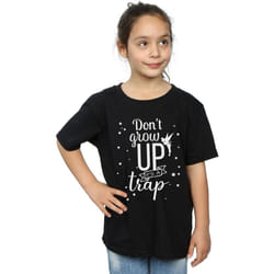Disney - T-shirt DON'T GROW UP - Fille (Noir)