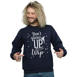 Disney - Sweat DON'T GROW UP - Homme (Bleu marine)