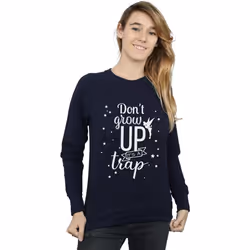 Disney - Sweat DON'T GROW UP - Femme (Bleu marine)