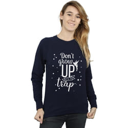 Disney - Sweat DON'T GROW UP - Femme (Bleu marine)