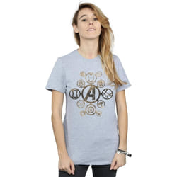 Marvel - T-shirt AVENGERS INFINITY WAR - Femme (Gris chiné)