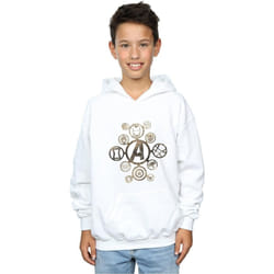 Marvel - Sweat à capuche AVENGERS INFINITY WAR - Garçon (Blanc)