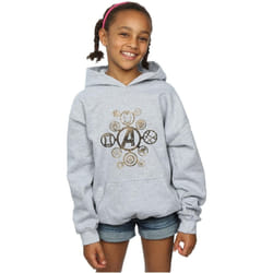 Marvel - Sweat à capuche AVENGERS INFINITY WAR - Fille (Gris chiné)