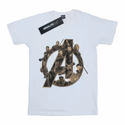 Avengers Infinity War - T-shirt - Garçon (Blanc)