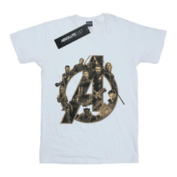 Avengers Infinity War - T-shirt - Garçon (Blanc)
