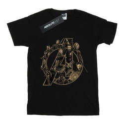 Marvel - T-shirt AVENGERS INFINITY WAR MARVEL - Fille (Noir)