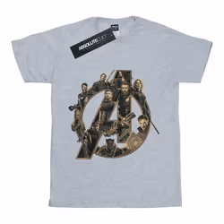 Marvel - T-shirt AVENGERS INFINITY WAR MARVEL - Fille (Gris chiné)