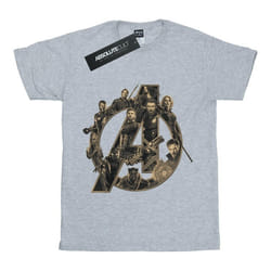 Marvel - T-shirt AVENGERS INFINITY WAR MARVEL - Fille (Gris chiné)