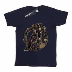 Marvel - T-shirt AVENGERS INFINITY WAR MARVEL - Fille (Bleu marine)