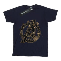 Marvel - T-shirt AVENGERS INFINITY WAR MARVEL - Fille (Bleu marine)