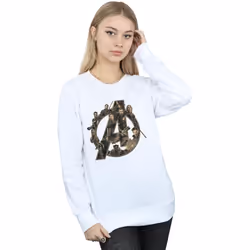 Marvel - Sweat AVENGERS INFINITY WAR MARVEL - Femme (Blanc)