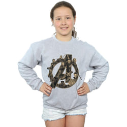 Marvel - Sweat AVENGERS INFINITY WAR MARVEL - Fille (Gris chiné)
