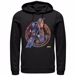 Avengers Infinity War - Sweat à capuche - Adulte (Noir)