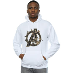 Avengers Infinity War - Sweat à capuche - Adulte (Blanc)
