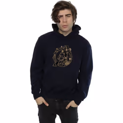 Avengers Infinity War - Sweat à capuche - Adulte (Bleu marine)