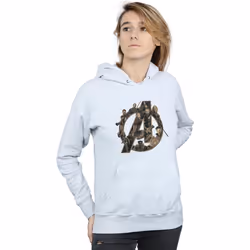 Marvel - Sweat à capuche AVENGERS INFINITY WAR MARVEL - Femme (Gris chiné)