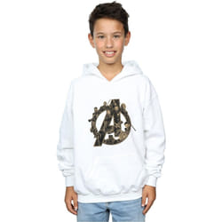 Marvel - Sweat à capuche AVENGERS INFINITY WAR MARVEL - Garçon (Blanc)