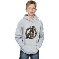Marvel - Sweat à capuche AVENGERS INFINITY WAR MARVEL - Garçon (Gris chiné)
