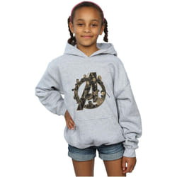 Marvel - Sweat à capuche AVENGERS INFINITY WAR MARVEL - Fille (Gris chiné)