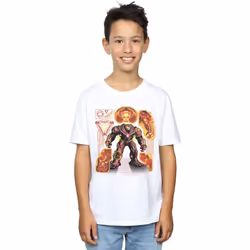 Marvel - T-shirt AVENGERS INFINITY WARBUSTER - Garçon (Blanc)