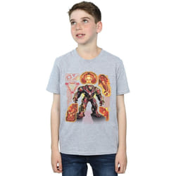 Marvel - T-shirt AVENGERS INFINITY WARBUSTER - Garçon (Gris chiné)