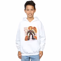 Marvel - Sweat à capuche AVENGERS INFINITY WARBUSTER - Garçon (Blanc)