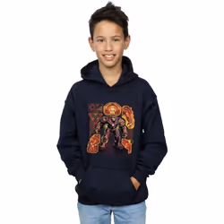 Marvel - Sweat à capuche AVENGERS INFINITY WARBUSTER - Garçon (Bleu marine)