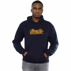 Marvel - Sweat à capuche AVENGERS INFINITY WAR - Homme (Bleu marine)