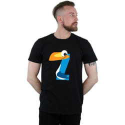 Disney - T-shirt ALPHABET Z IS FOR ZAZU - Homme (Noir)