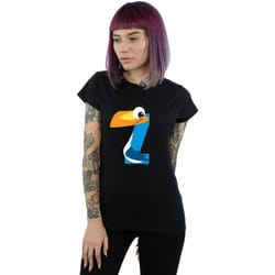 Disney - T-shirt ALPHABET Z IS FOR ZAZU - Femme (Noir)