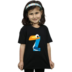 Disney - T-shirt ALPHABET Z IS FOR ZAZU - Fille (Noir)
