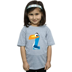 Disney - T-shirt ALPHABET Z IS FOR ZAZU - Fille (Gris chiné)