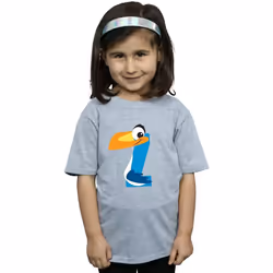 Disney - T-shirt ALPHABET Z IS FOR ZAZU - Fille (Gris chiné)
