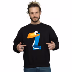 Disney - Sweat ALPHABET Z IS FOR ZAZU - Homme (Noir)