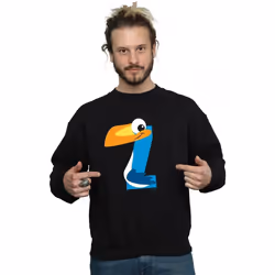 Disney - Sweat ALPHABET Z IS FOR ZAZU - Homme (Noir)