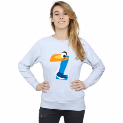 Disney - Sweat ALPHABET Z IS FOR ZAZU - Femme (Gris chiné)