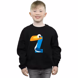 Disney - Sweat ALPHABET Z IS FOR ZAZU - Garçon (Noir)