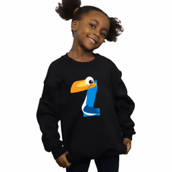 Disney - Sweat ALPHABET Z IS FOR ZAZU - Fille (Noir)