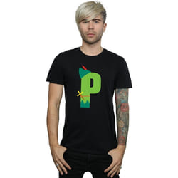 Disney - T-shirt ALPHABET P IS FOR PETER PAN - Homme (Noir)