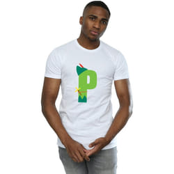 Disney - T-shirt ALPHABET P IS FOR PETER PAN - Homme (Blanc)