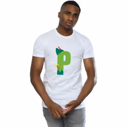 Disney - T-shirt ALPHABET P IS FOR PETER PAN - Homme (Blanc)