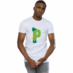 Disney - T-shirt ALPHABET P IS FOR PETER PAN - Homme (Blanc)