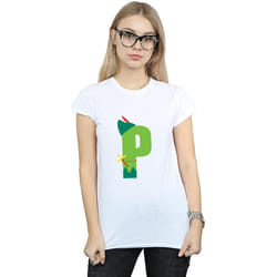 Disney - T-shirt ALPHABET P IS FOR PETER PAN - Femme (Blanc)