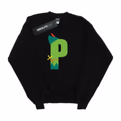 Disney - Sweat ALPHABET P IS FOR PETER PAN - Homme (Noir)