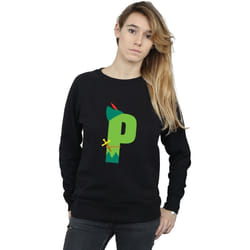 Disney - Sweat ALPHABET P IS FOR PETER PAN - Femme (Noir)